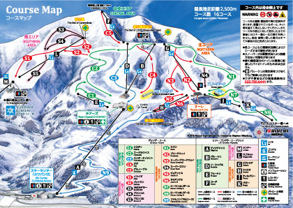 GALA湯沢スキー場マップ