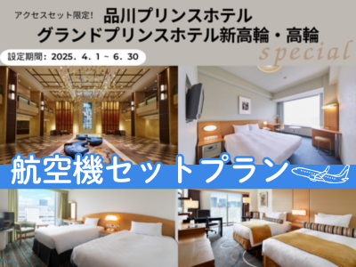 【飛行機でいく！】品川プリンスホテル・グランドプリンスホテル新高輪・高輪