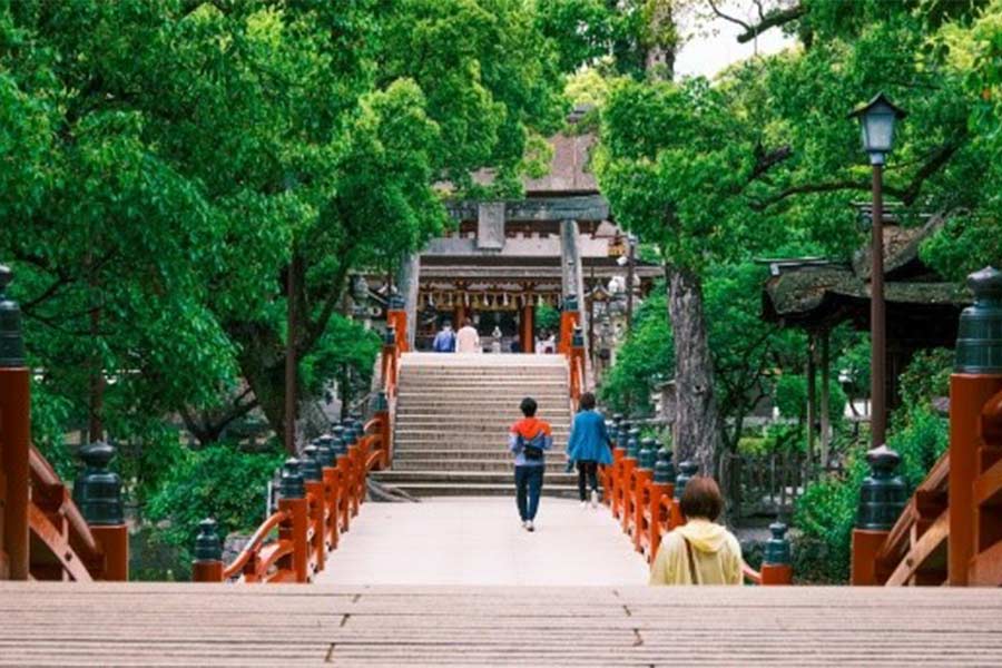 太宰府天満宮で参拝